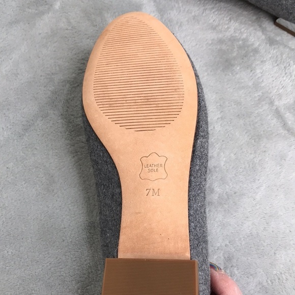 Talbots Light Gray Ryan Novelty Dog Holiday Loafer Flats Size 7M New - Picture 10 of 11